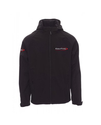 Chaqueta softshell impermeable EQUITIME HOMBRE