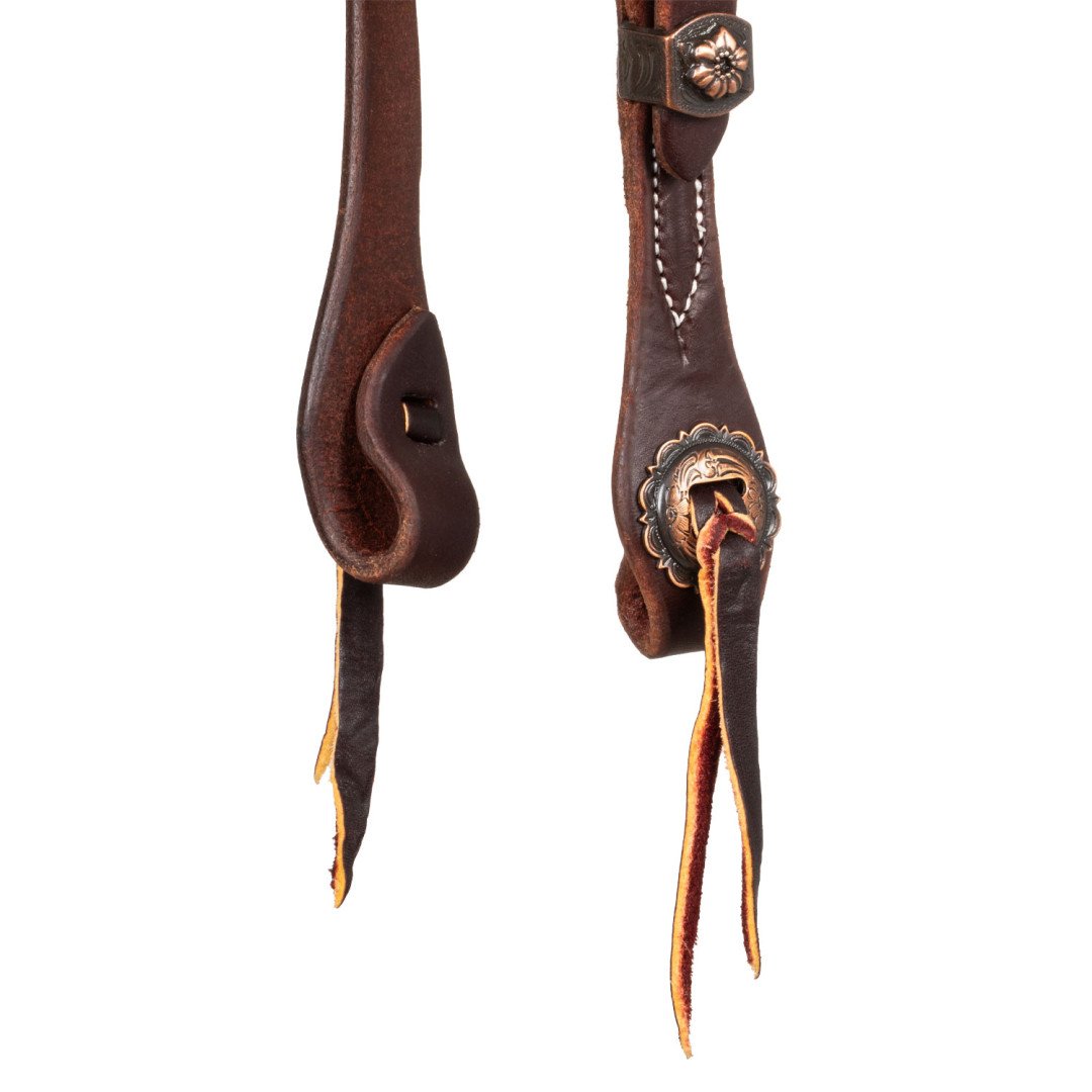 zaumzeuge 3/4" SLIP EAR W/ANT COPPER BUCKLE AND CONCHOS 115,57&nbsp;€