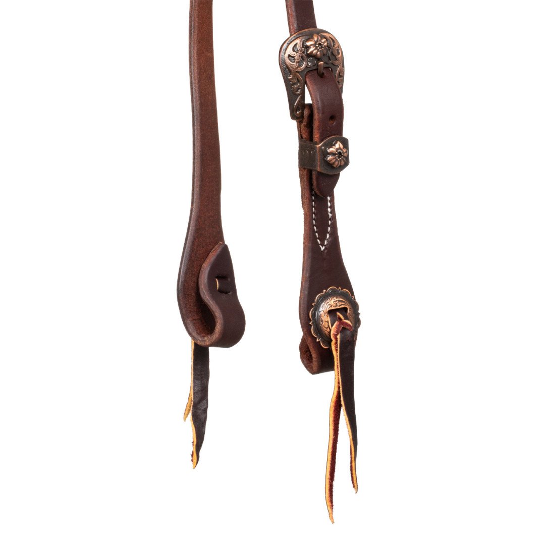 zaumzeuge 3/4" SLIP EAR W/ANT COPPER BUCKLE AND CONCHOS 115,57&nbsp;€