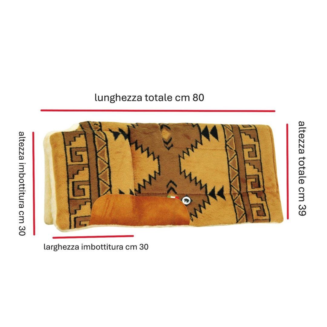 Suadouros  Almofada de sela ocidental Suadouros lã pura cernelha aberta levantada 74,51 €