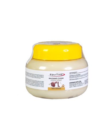 Bálsamo lubricante para cuero EQUITIME para Sillas , arneses y botas 220 g