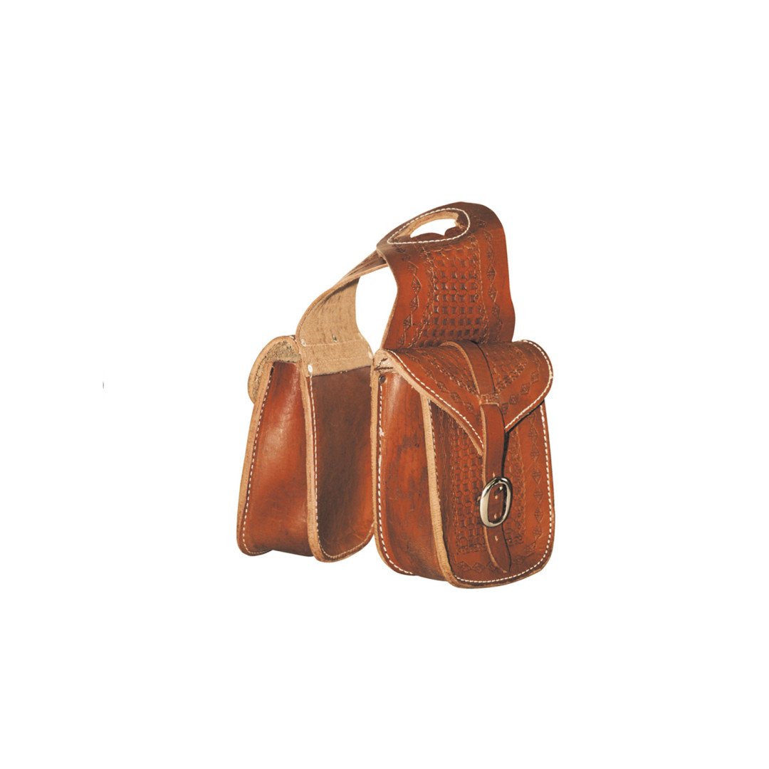 Front Leather Basket Saddlebag