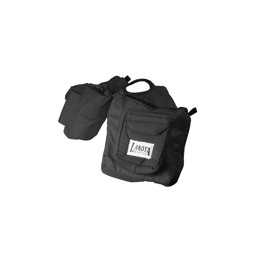 Gepolsterte Deluxe-Satteltasche aus Nylon vorne Gepolsterte Deluxe-Satteltasche aus Nylon vorne