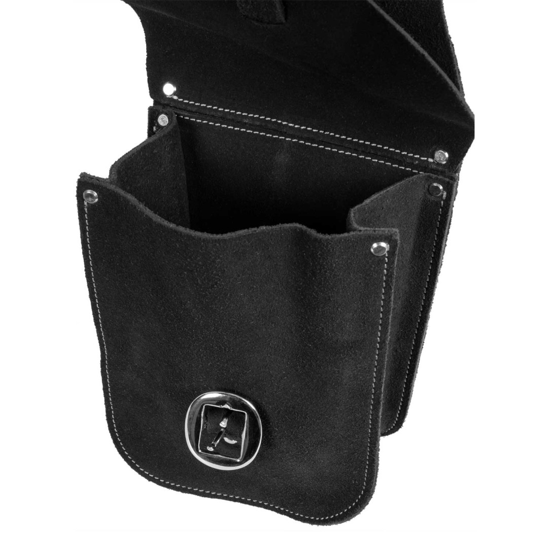 Vordere Satteltasche aus Wildleder Vordere Satteltasche aus Wildleder