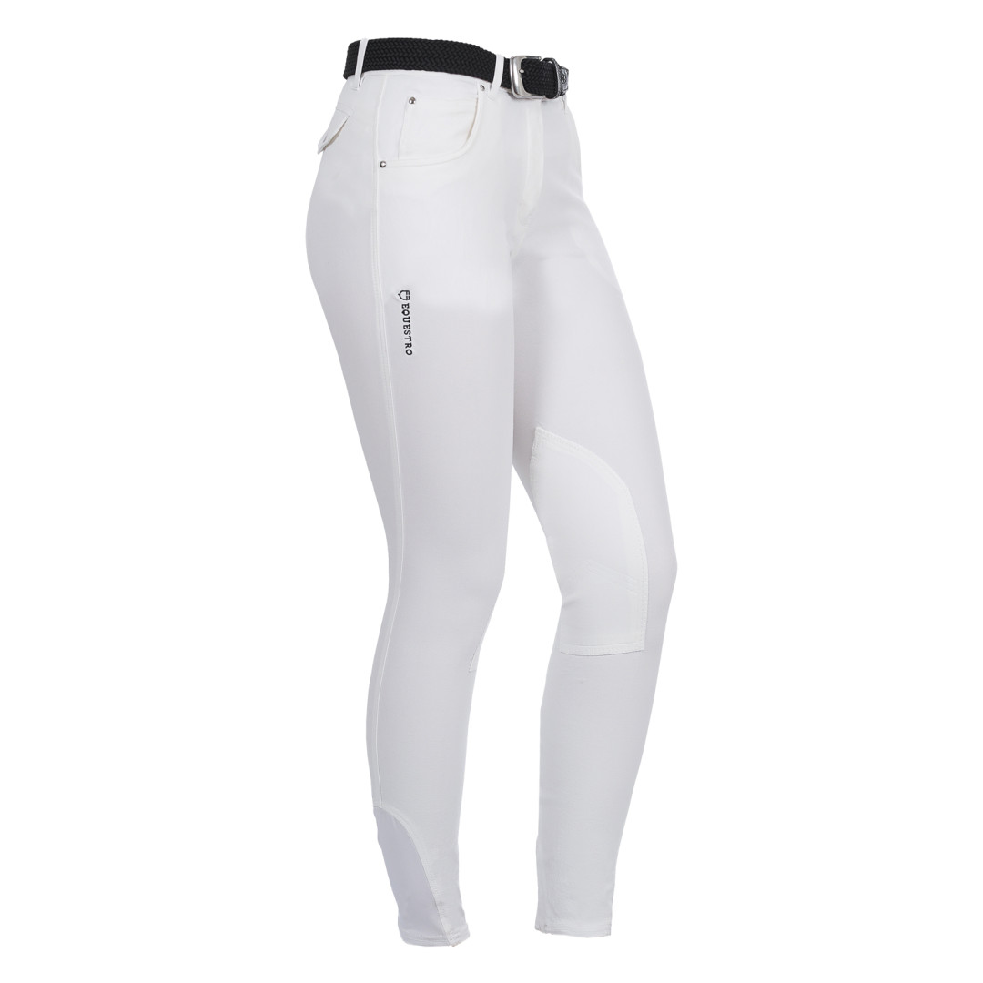 Race Model Woman Breeches in Stretch Cotton Race Model Woman Breeches in Stretch Cotton