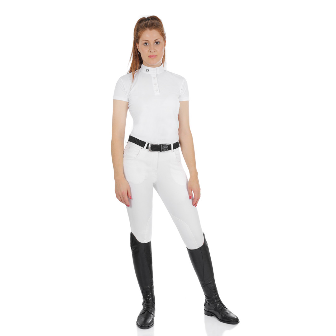 Race Model Woman Breeches in Stretch Cotton Race Model Woman Breeches in Stretch Cotton