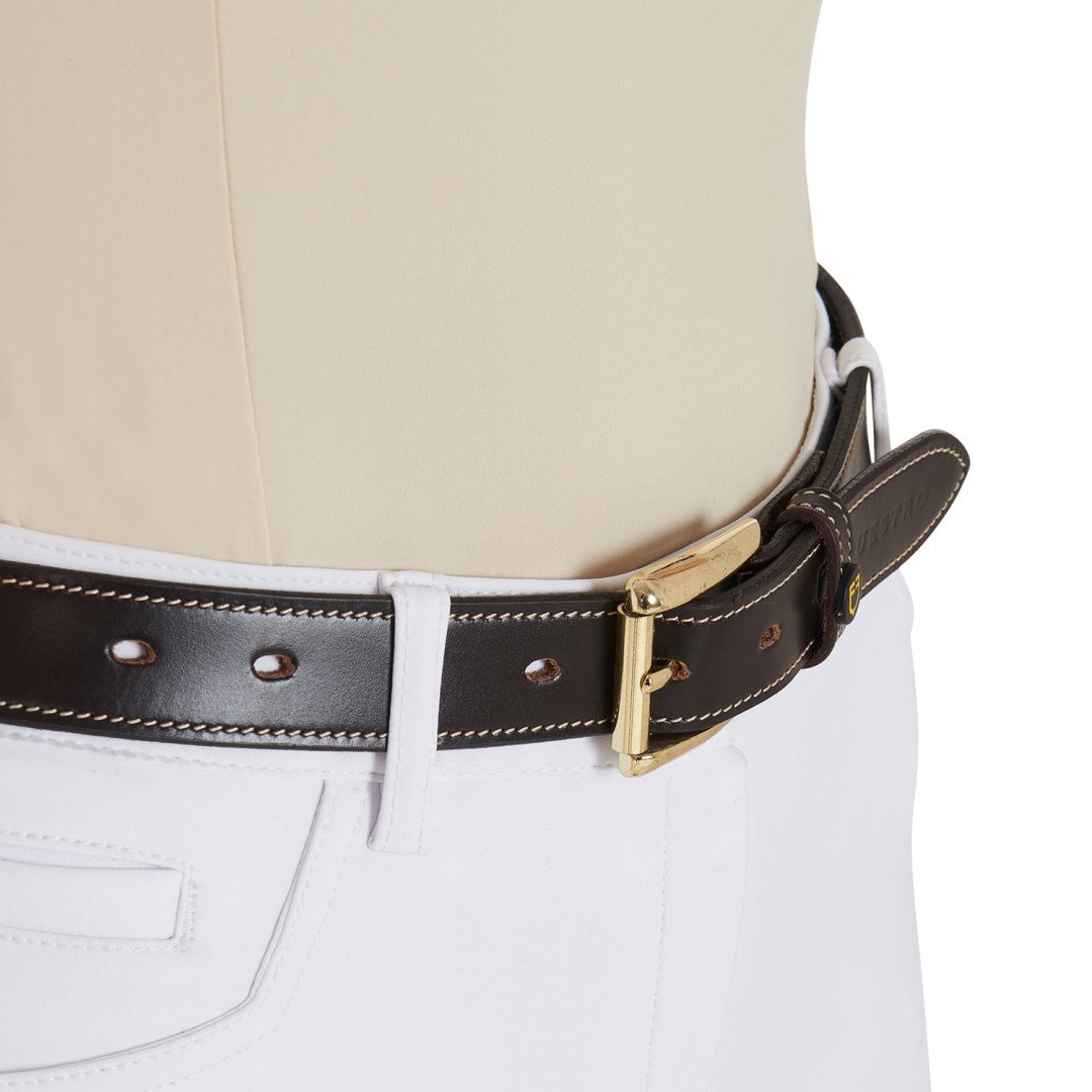 English Double Stitching Belt