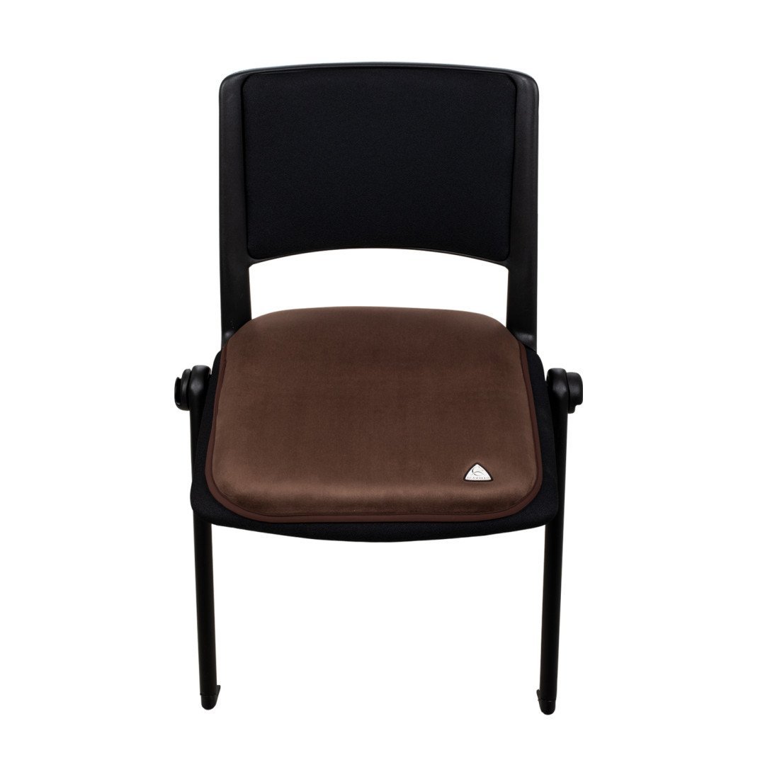 Silla con protector de asiento de gel