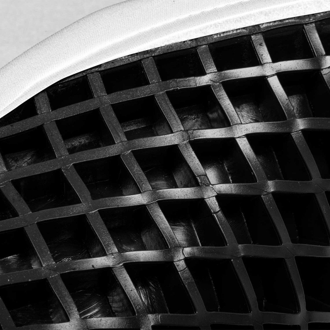 Silla con protector de asiento de gel