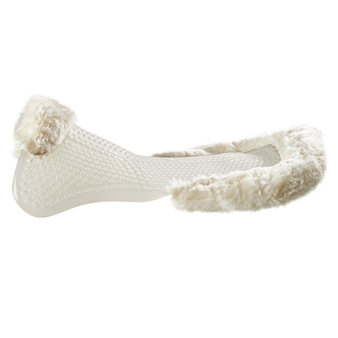 Acavallo Gel Pad Cut Out Sheepskin With Front Riser