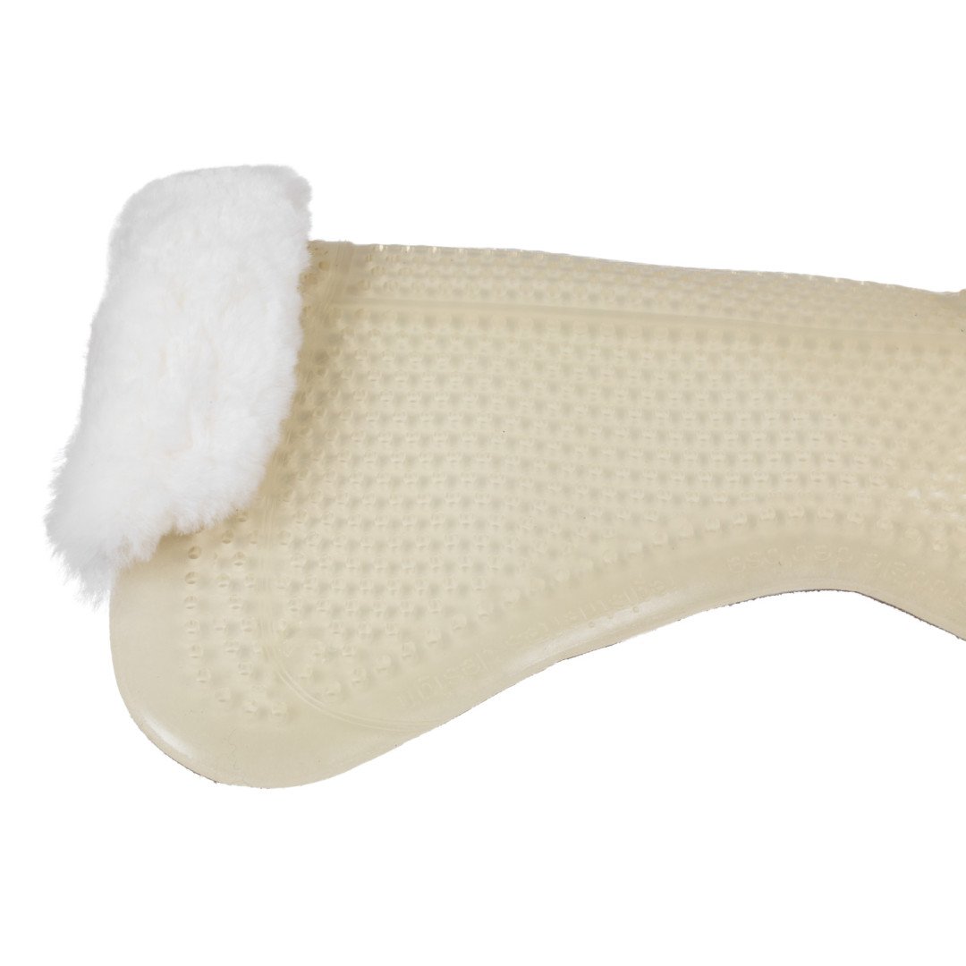 Almohadilla de gel terapéutica recortada 1 2 Borde de piel de oveja W dri lex