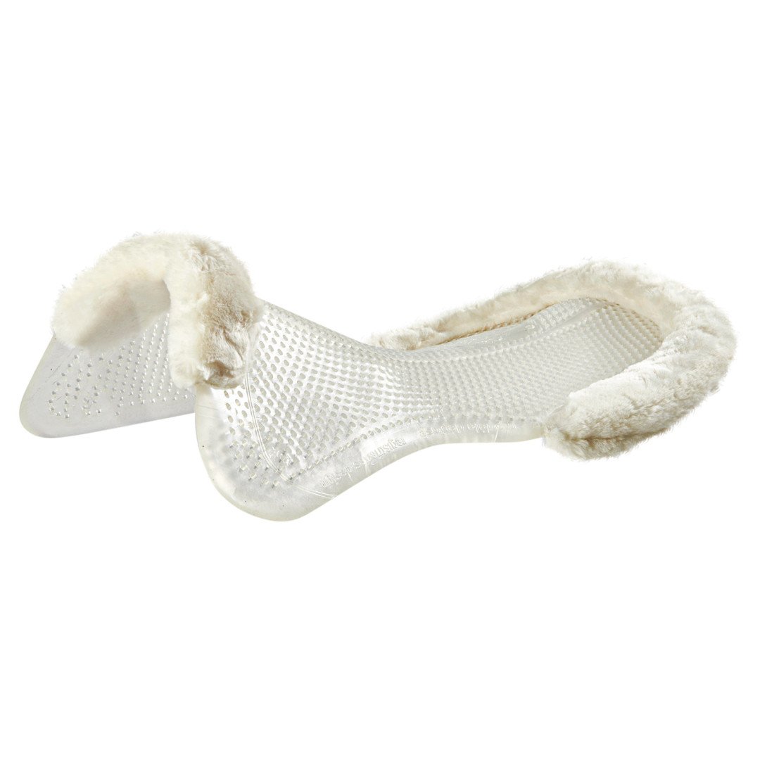 Almofada terapêutica de gel recortada em lã ecológica, apenas gel.