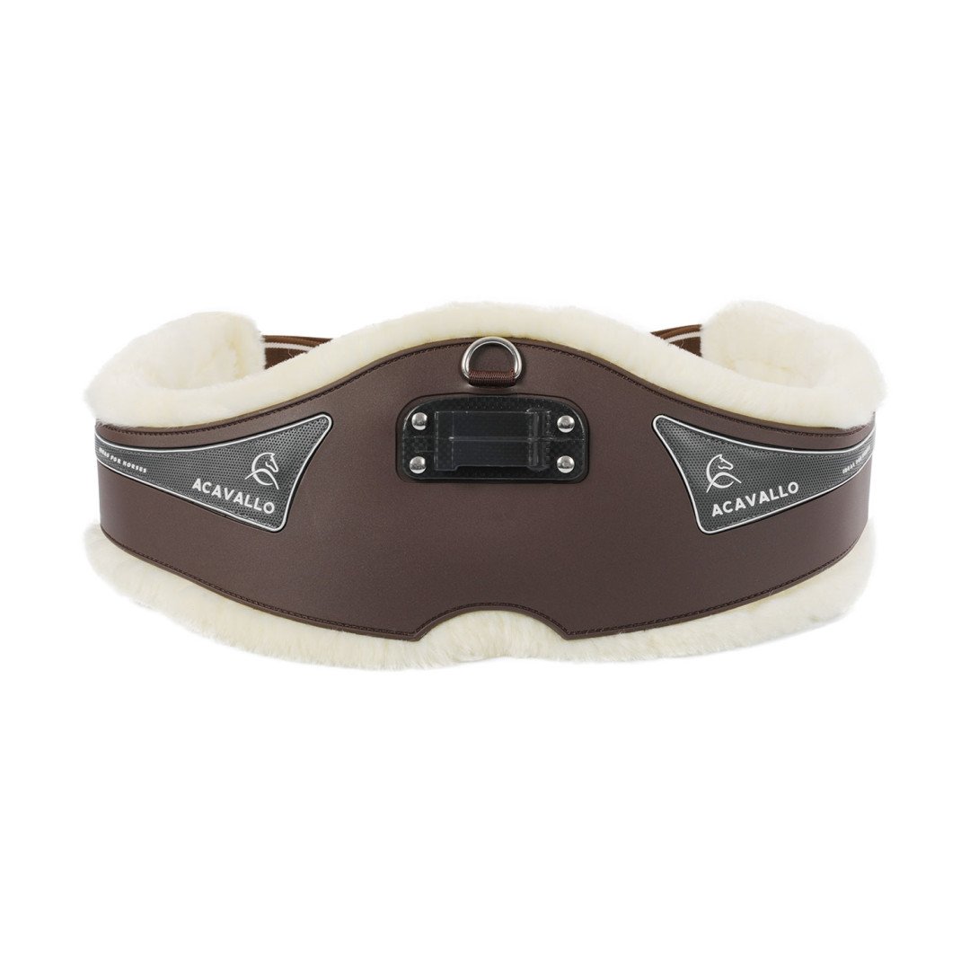 Gel & Pvc Anatomic Girth Detachable Wool Lining S s Buckles