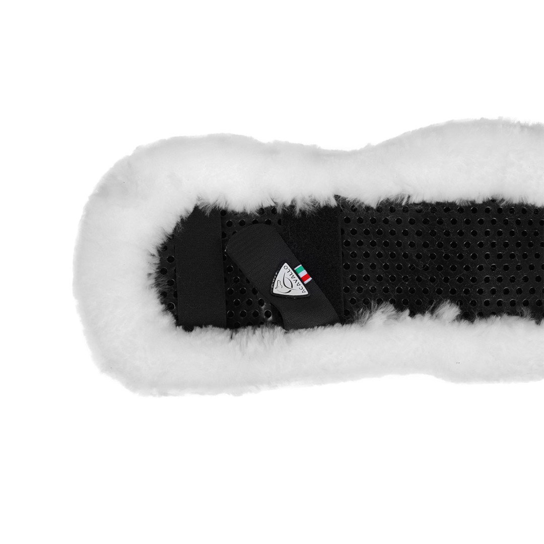 Protector de Girth corto de gel con forma de piel de oveja