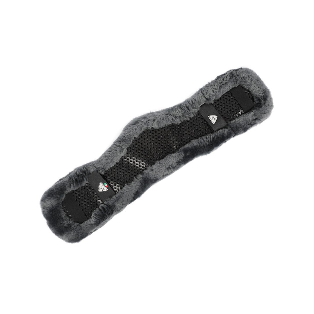 Protector de Girth corto de gel con forma de piel de oveja