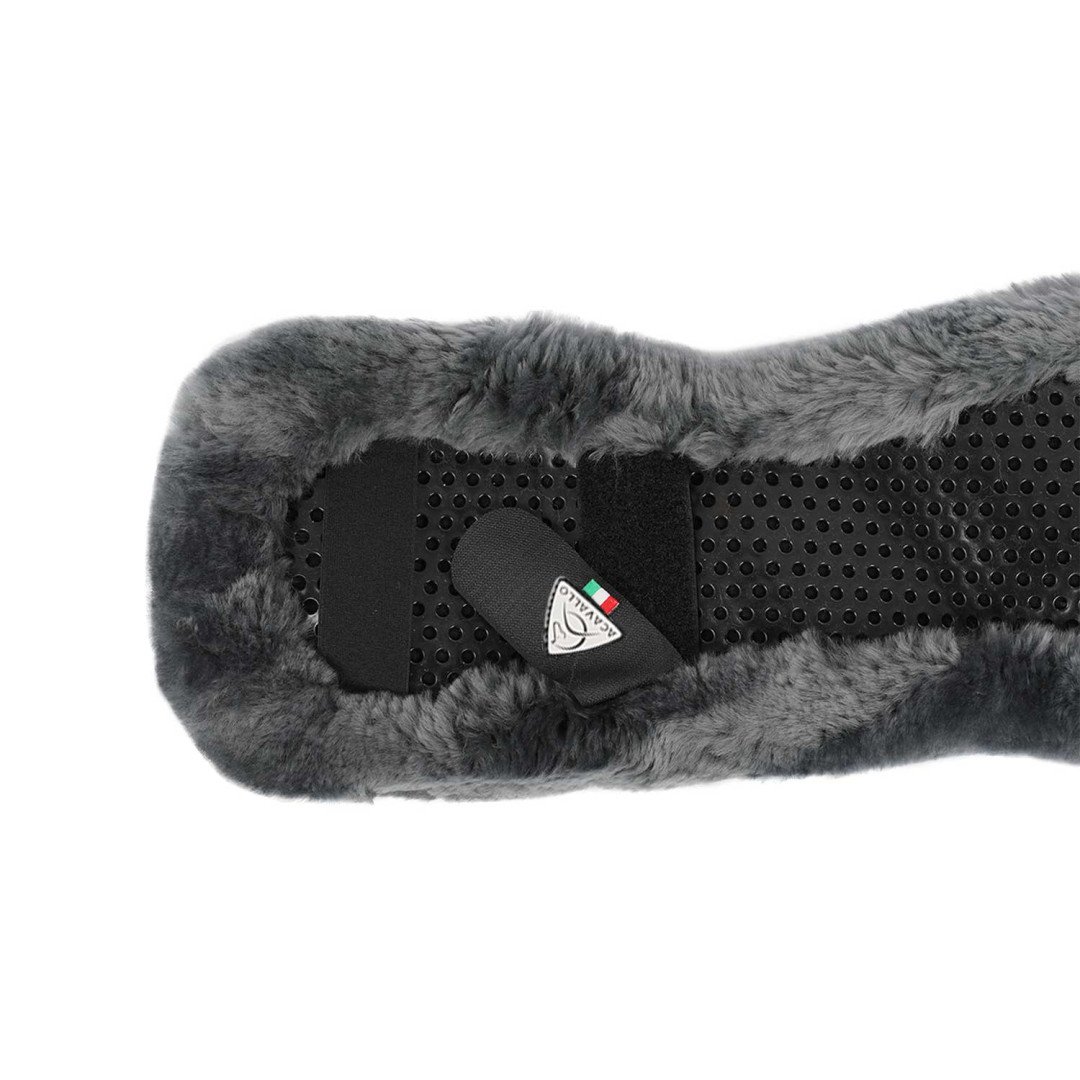 Protector de Girth corto de gel con forma de piel de oveja