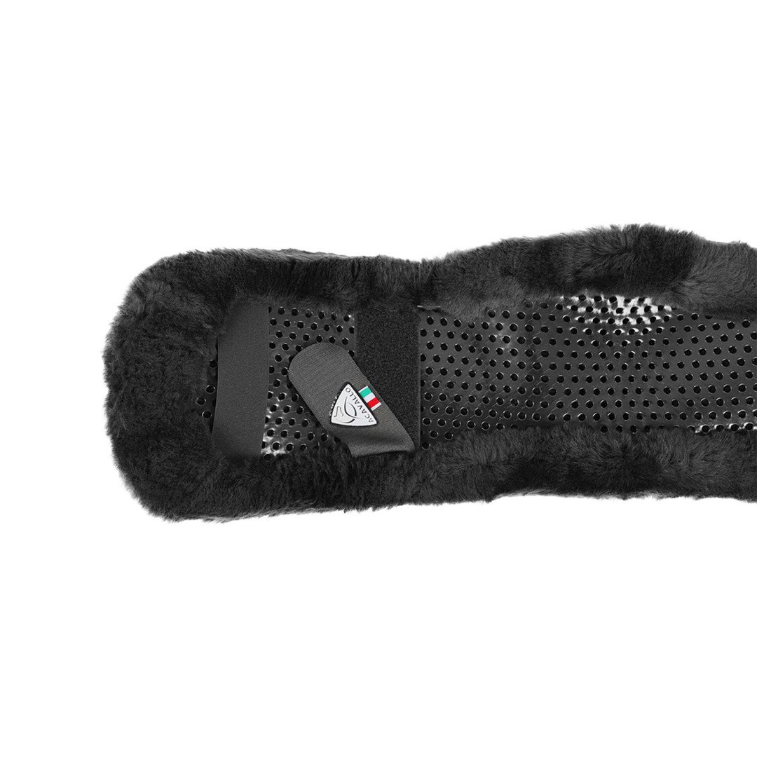 Protector de Girth corto de gel con forma de piel de oveja