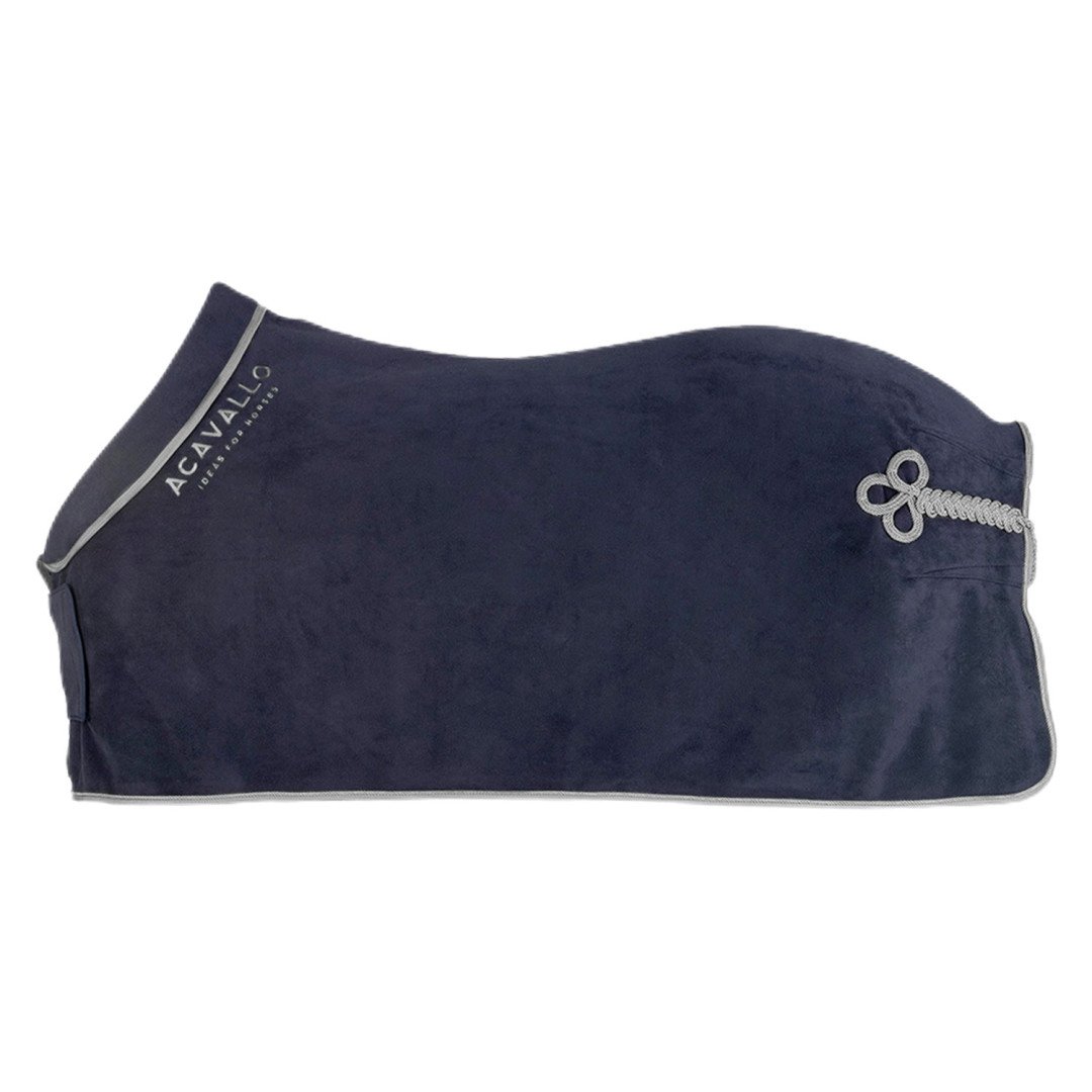 Acavallo Fleecedecke 800 g mit rundem, gepolstertem Kragen