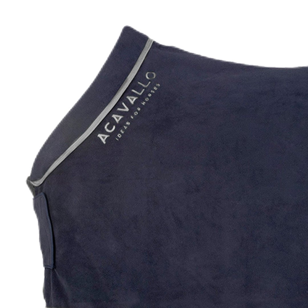 Manta de vellón Acavallo de 800 g con cuello redondo acolchado suave