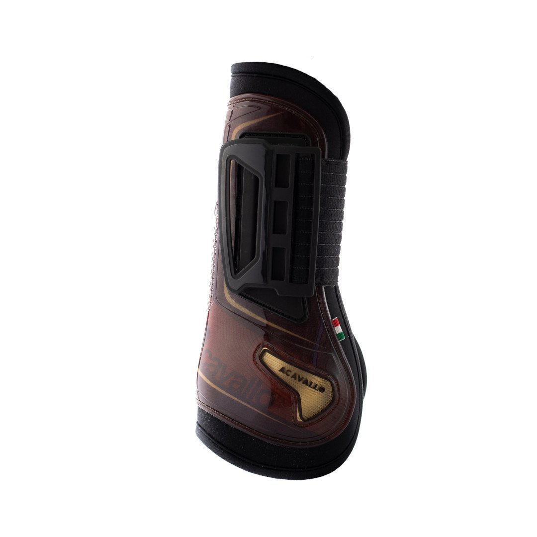 Serigraphed Opera Front Horse Boots E click Fastening Gel Lined