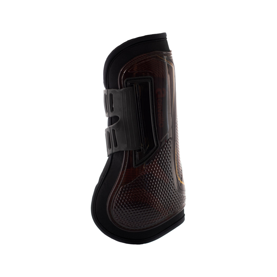 Acavallo Serigraphed Opera Front Boots With Elasticated Stud Fastening Gel Lined