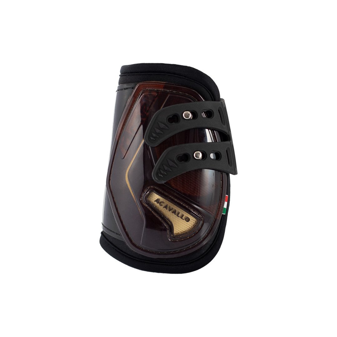 Serigraphed Opera Fetlock Boot With Elasticated Stud Fastening Gel Lined