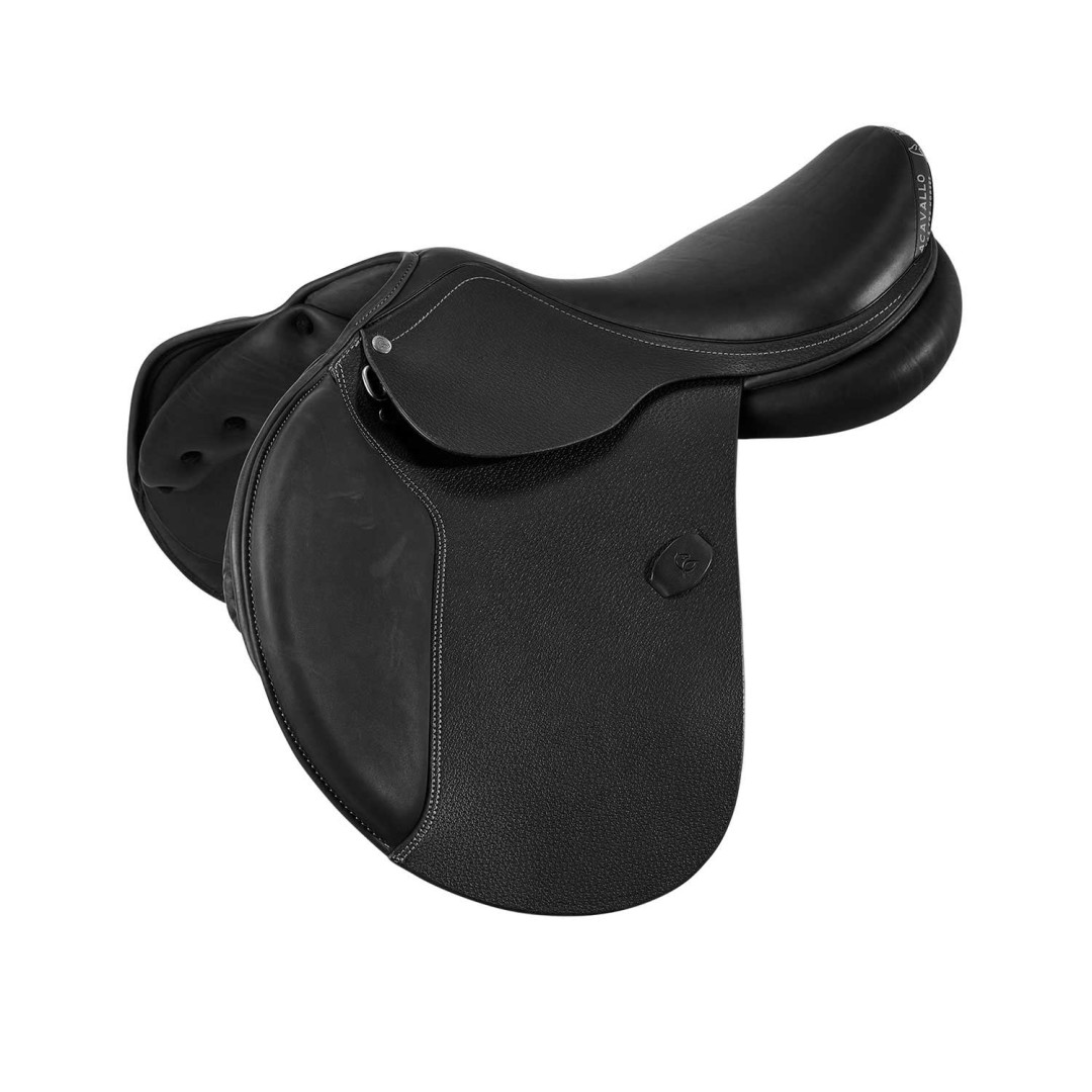 Acavallo Veneziano Jumping Saddle With Latex Panels Acavallo Veneziano Jumping Saddle With Latex Panels