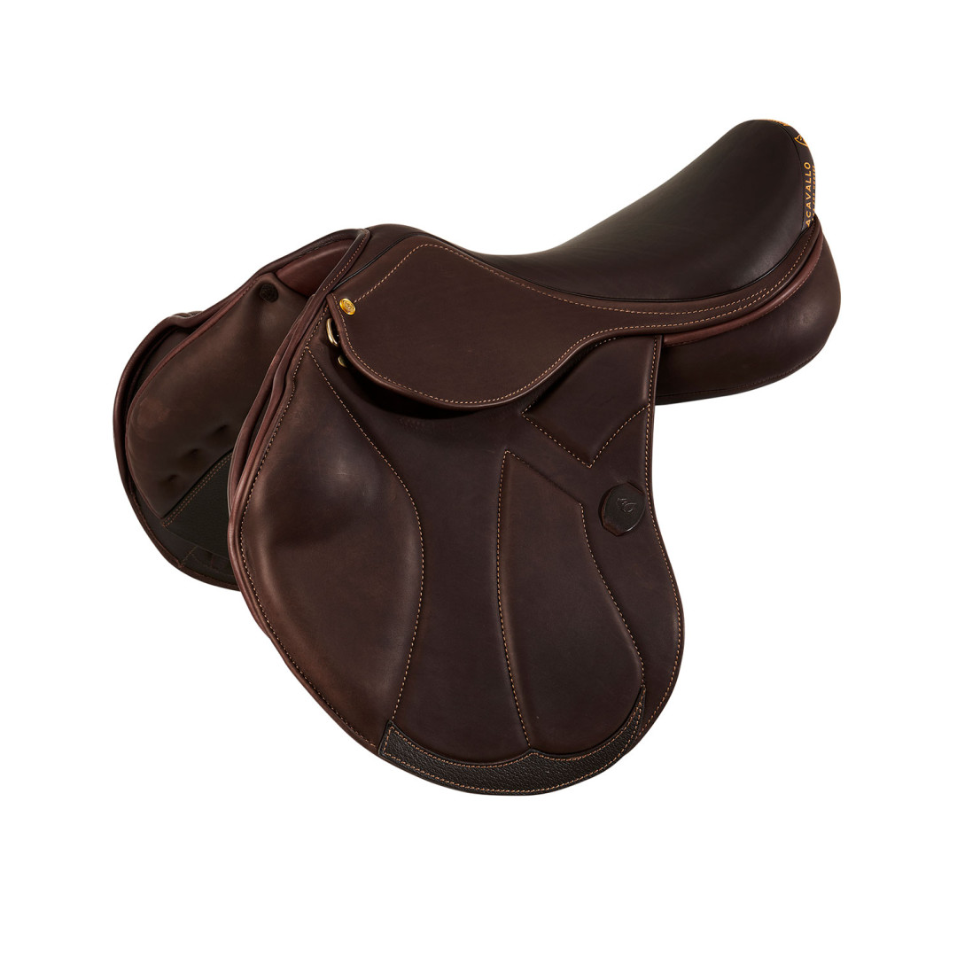Guttuso Jumping Saddle   Flocked Panels Guttuso Jumping Saddle   Flocked Panels