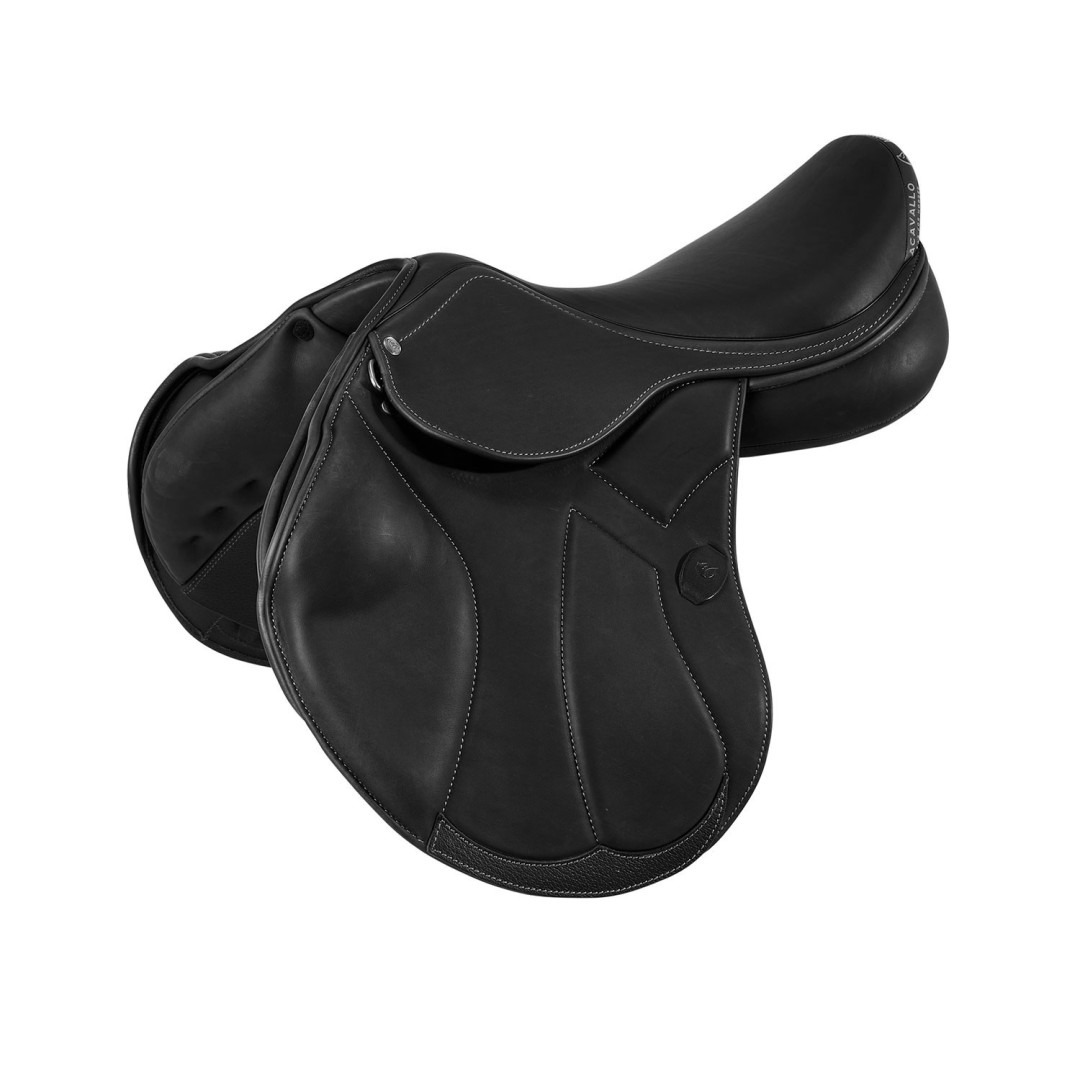 Guttuso Jumping Saddle   Flocked Panels Guttuso Jumping Saddle   Flocked Panels