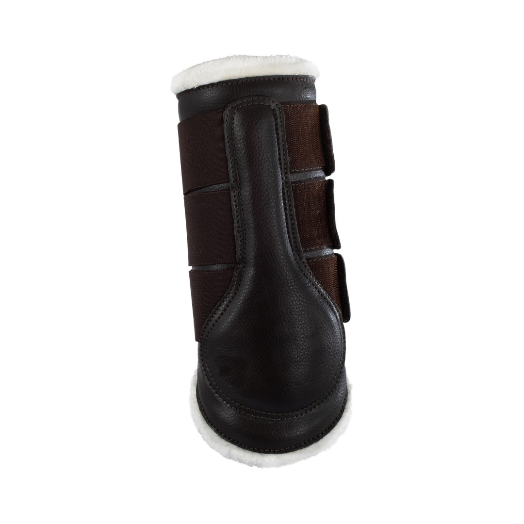 Acavallo Eco-leather Hind Brushing Horse Boots With Triple Velcro Fastening Acavallo Eco-leather Hind Brushing Horse Boots With Triple Velcro Fastening