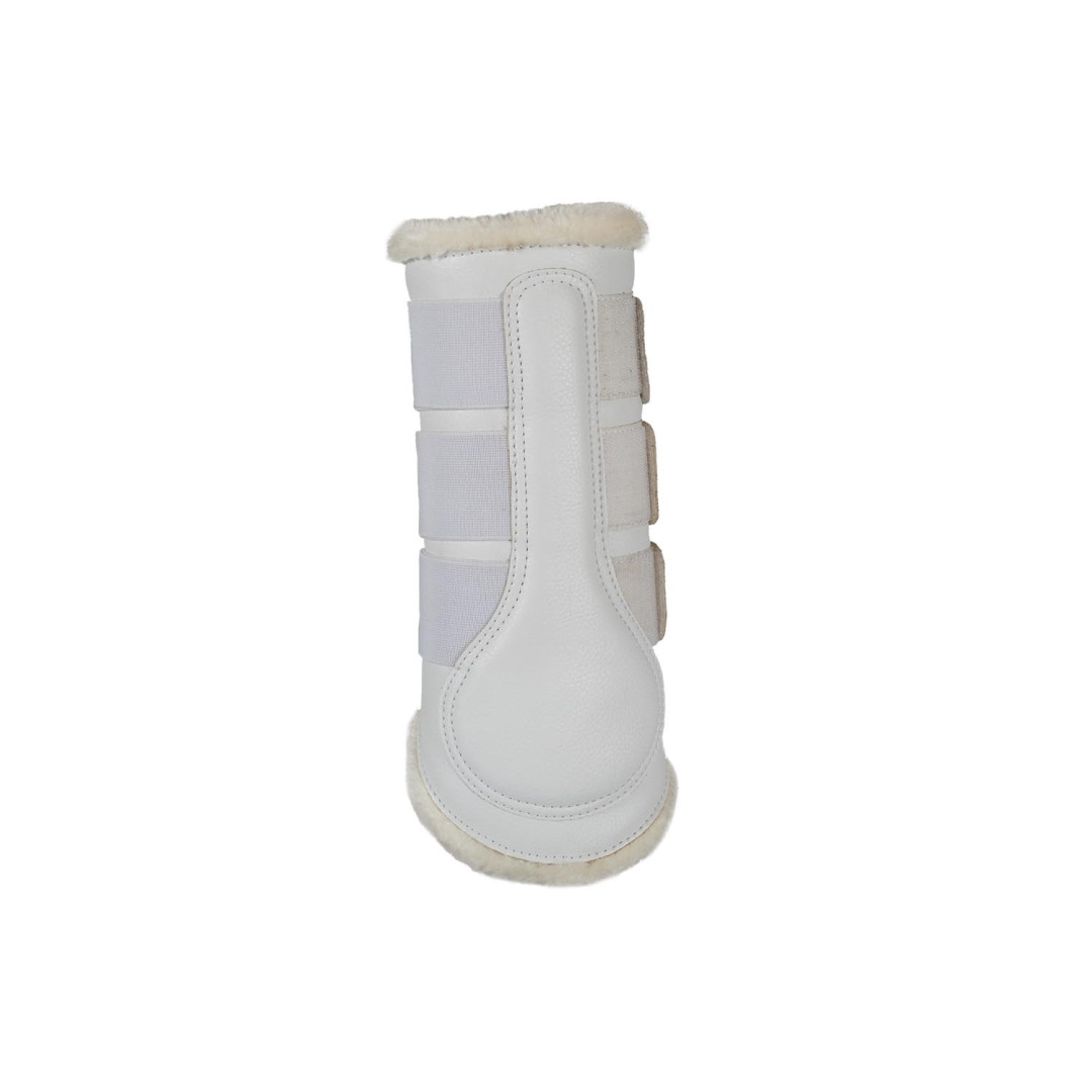 Acavallo Eco-leather Hind Brushing Horse Boots With Triple Velcro Fastening