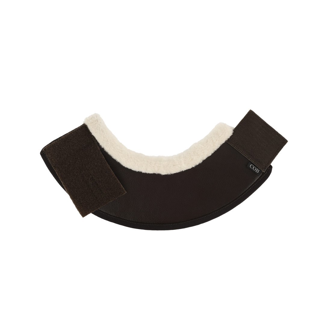 Öko-Leder-Glockenstiefel mit Klettverschluss
