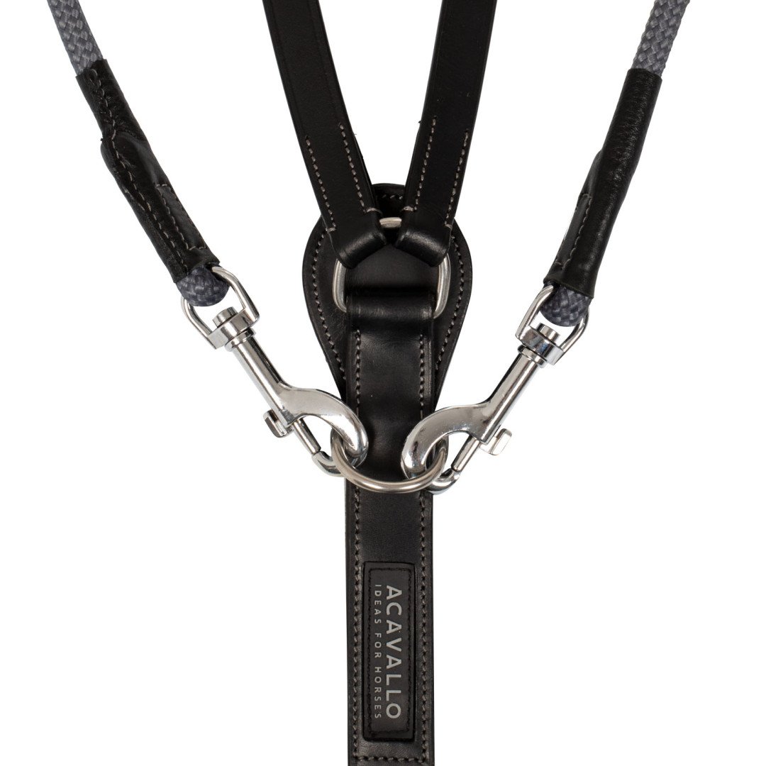 Italienisches Leder und runder Nylon-Chambon