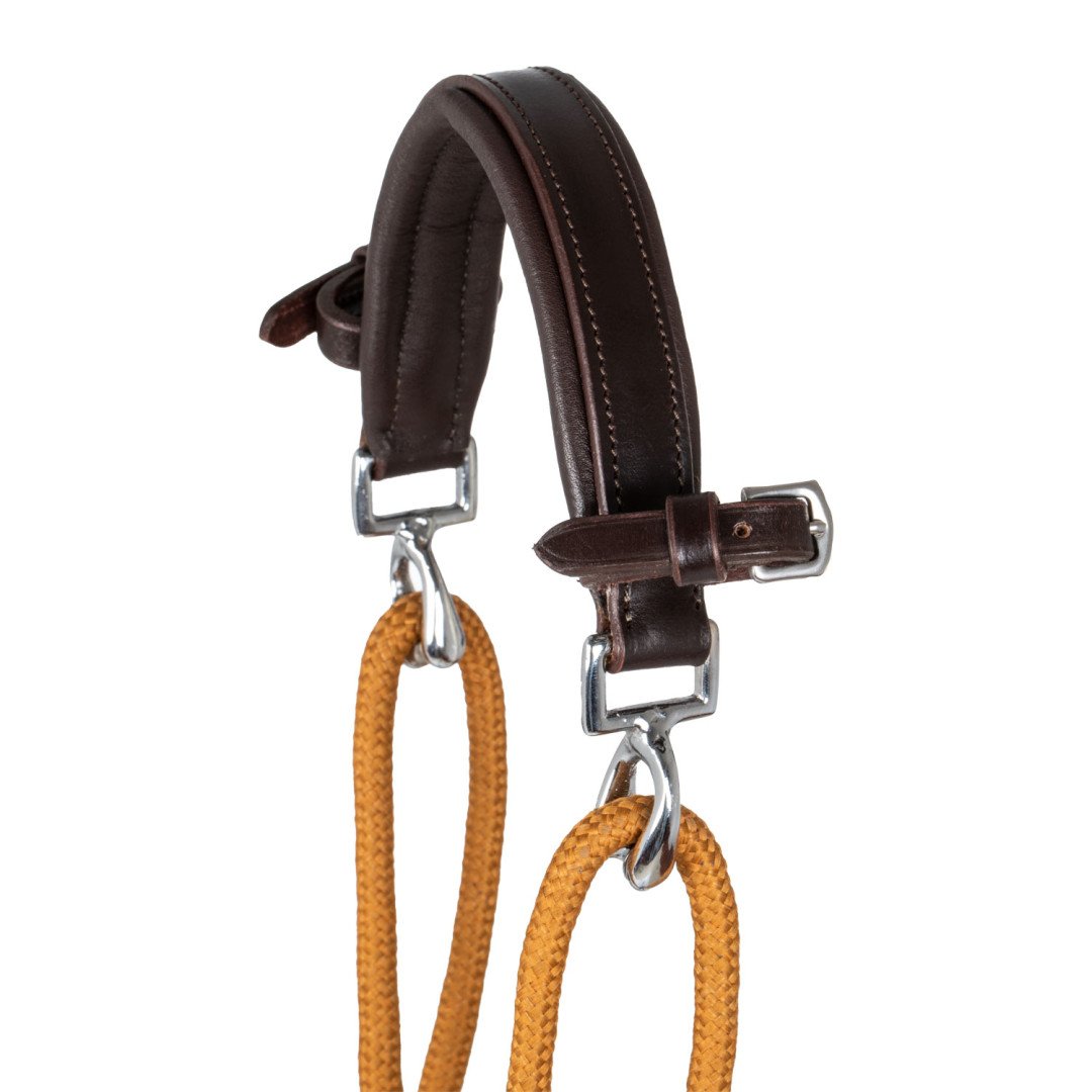 Italienisches Leder und runder Nylon-Chambon