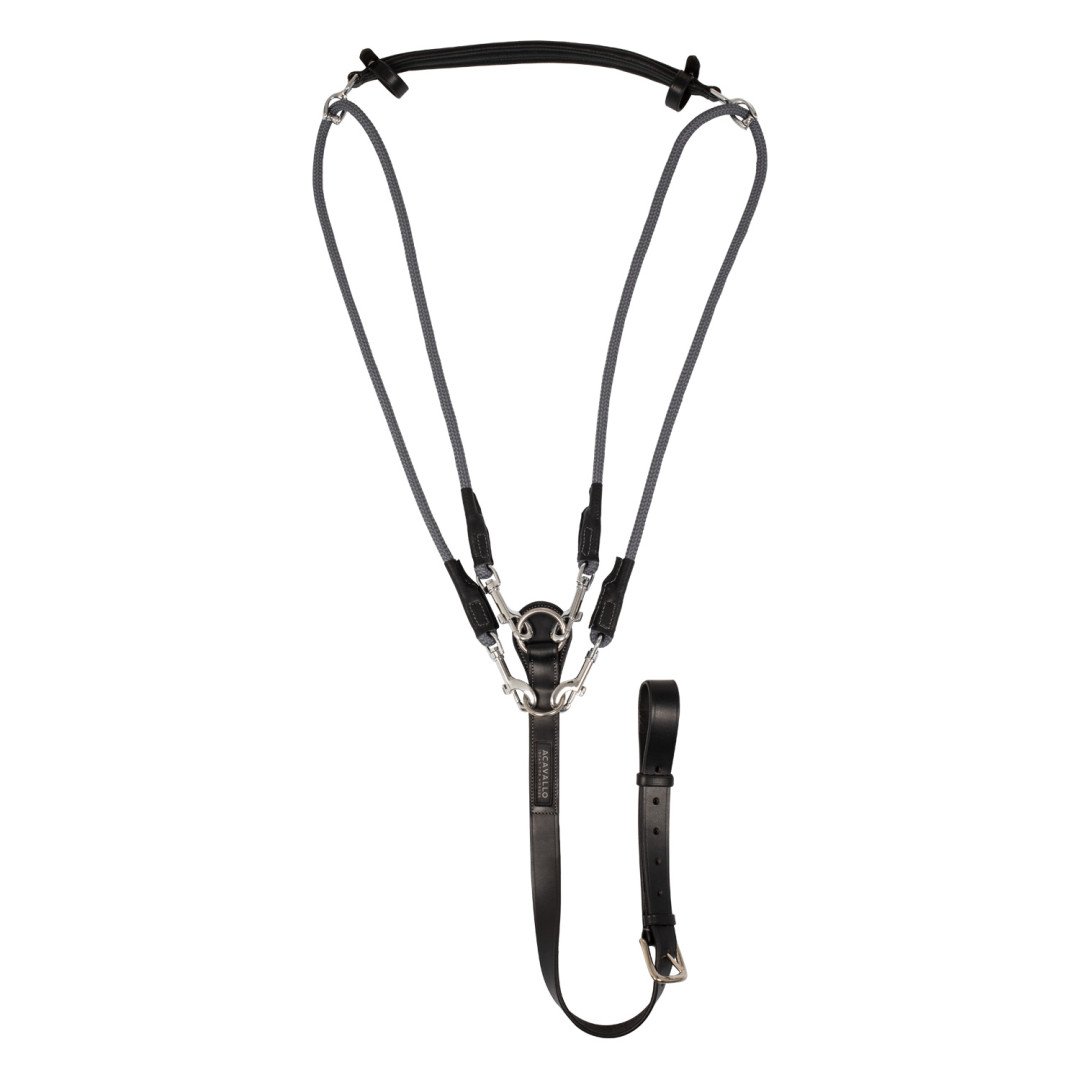 Chambon en cuir italien et nylon rond