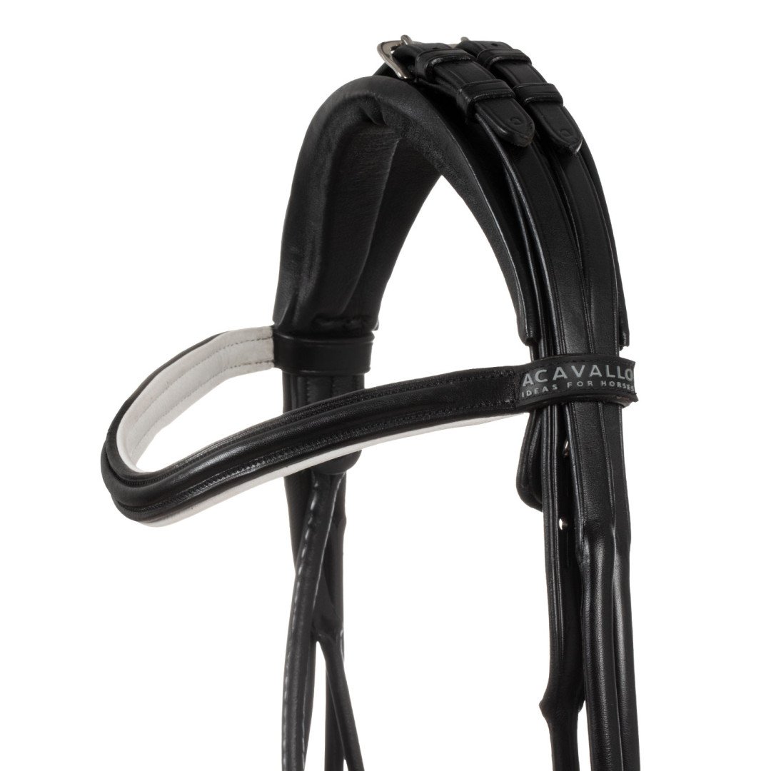 Parnassus Rolled Leather Double Reins Bridle
