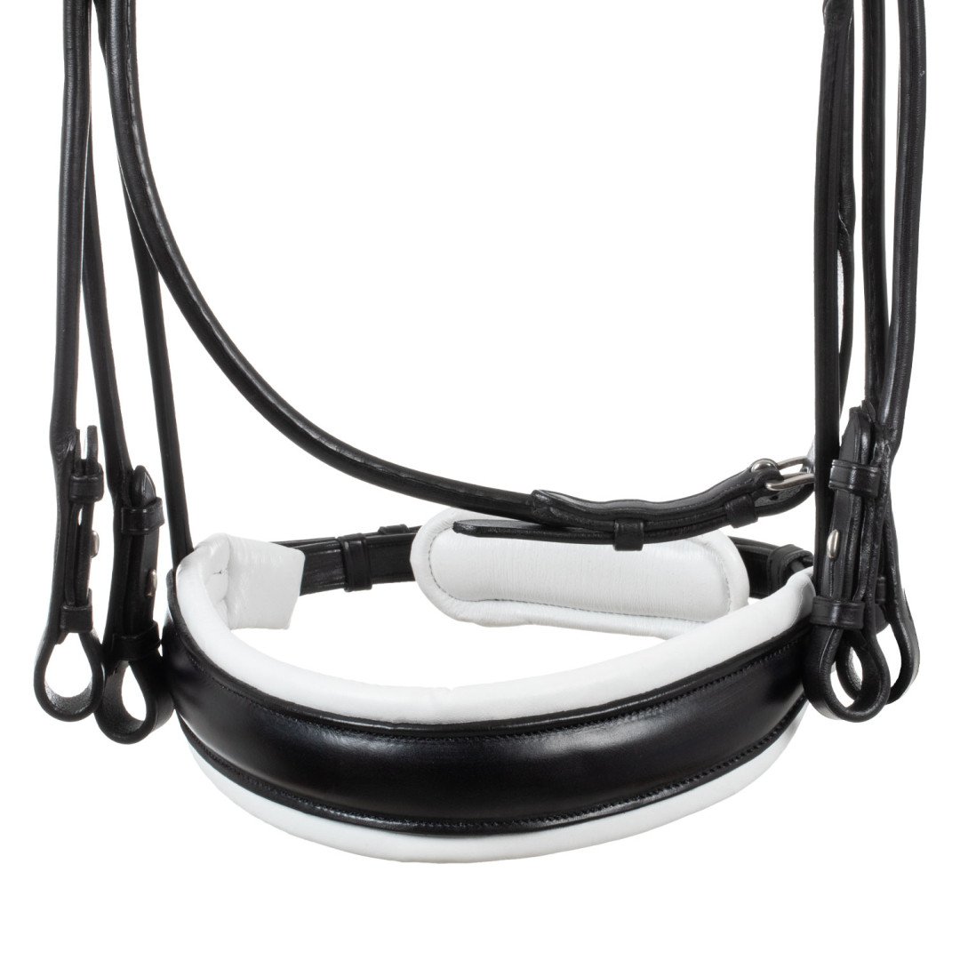 Parnassus Rolled Leather Double Reins Bridle