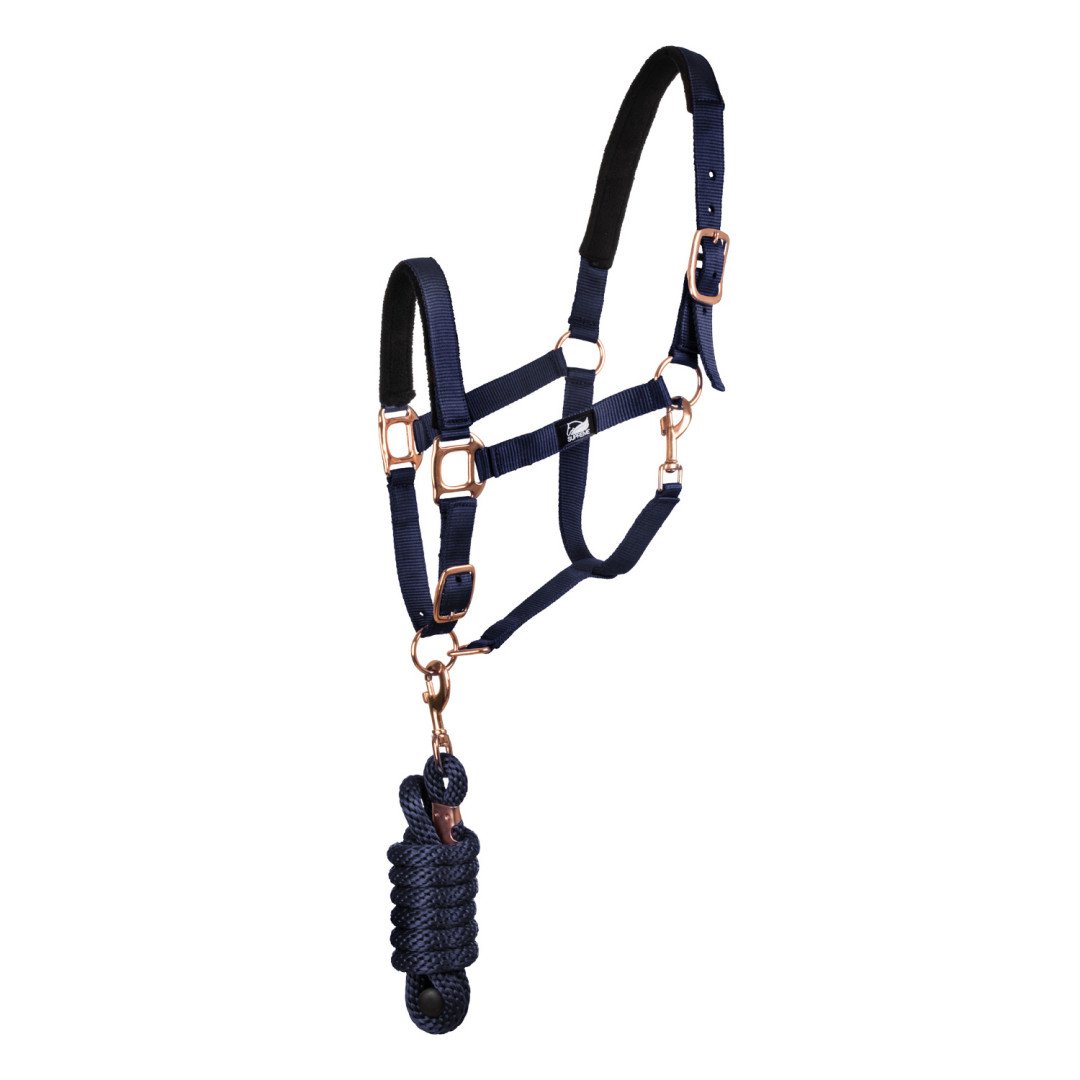 Rose Gold Line Nylon Halter
