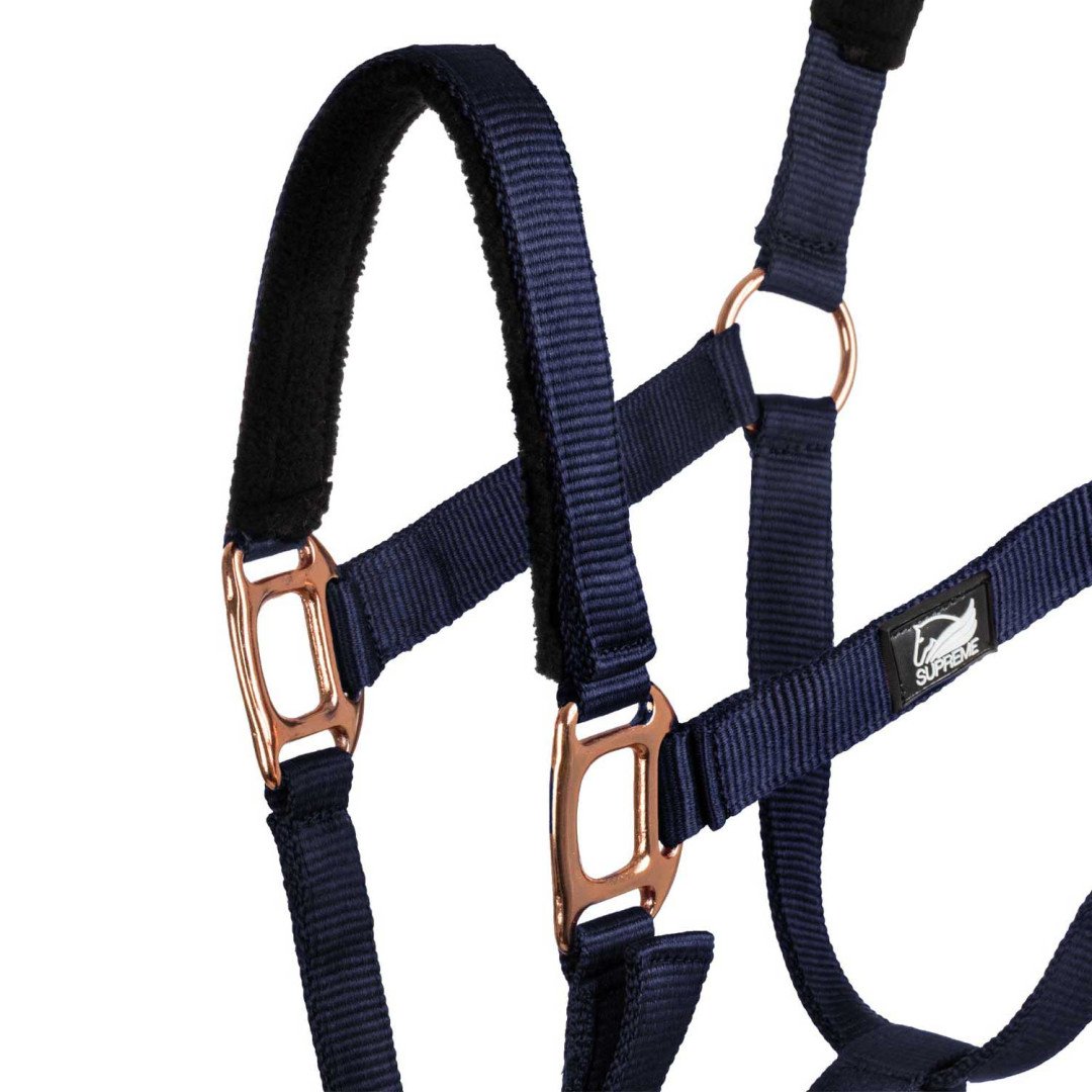 Rose Gold Line Nylon Halter