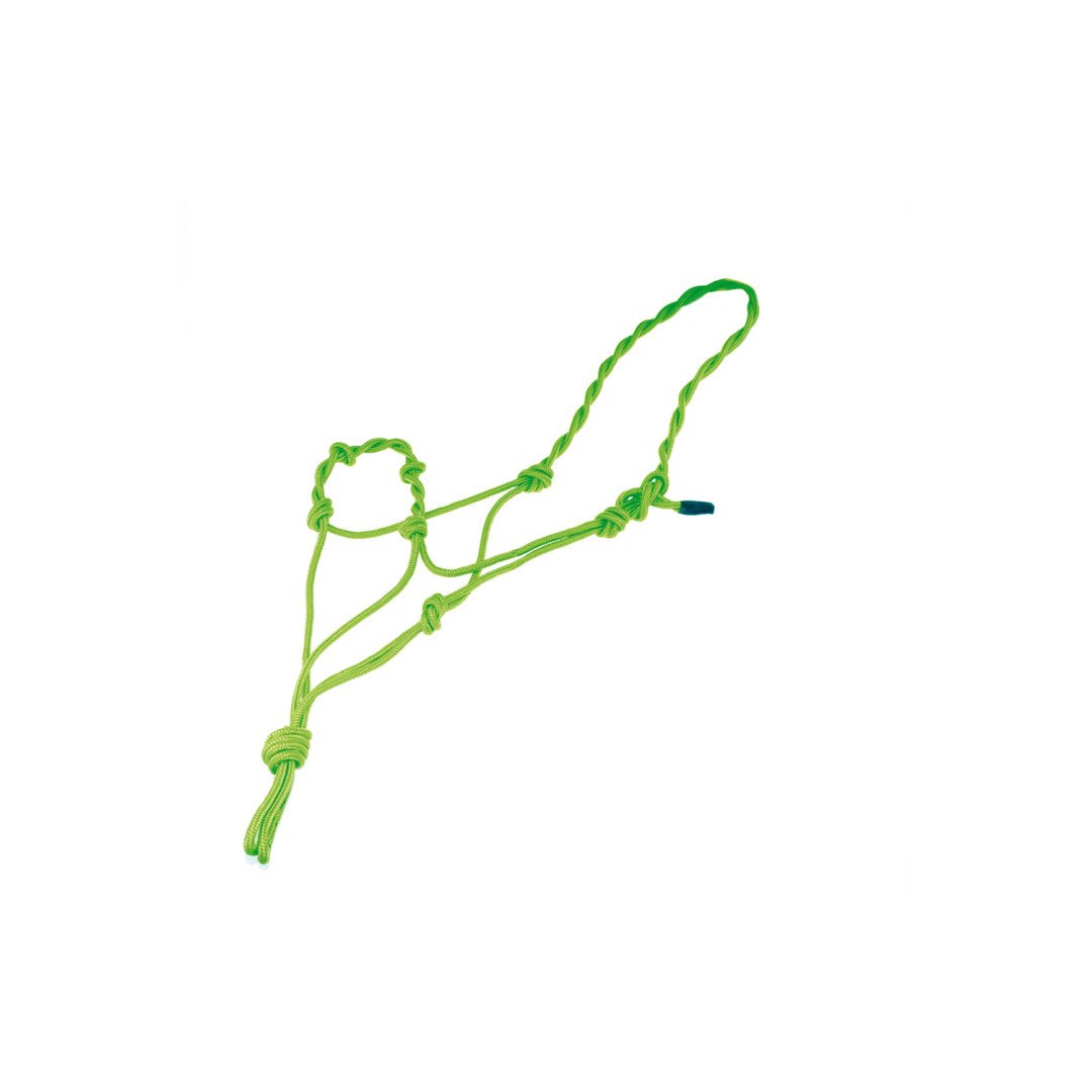 Cabeção com nós duplos em forma de C no focinho