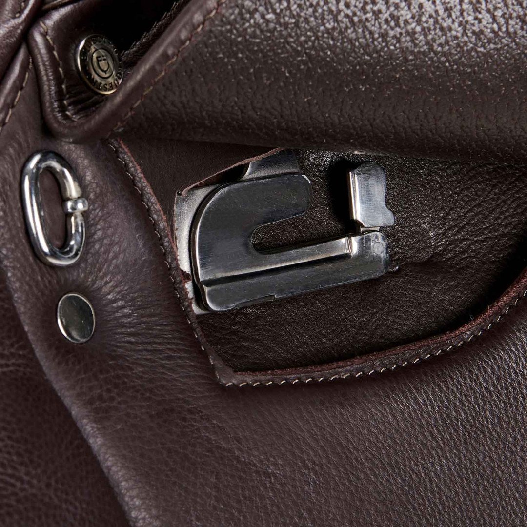 sela de salto Meredith Double Equestro Couro e Arcione Italiana