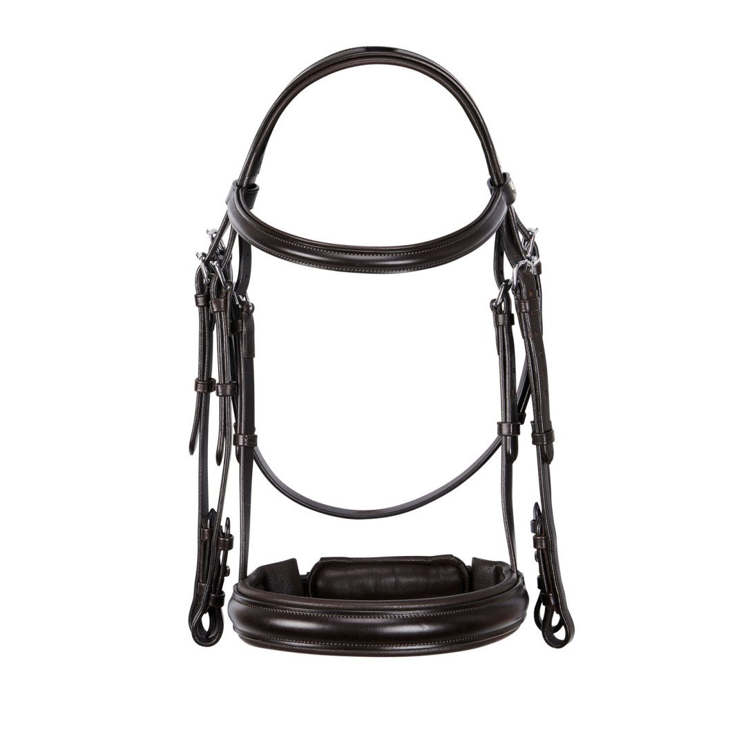 Briglia Dressage Senza Doppie Redini Evolution Sagomata