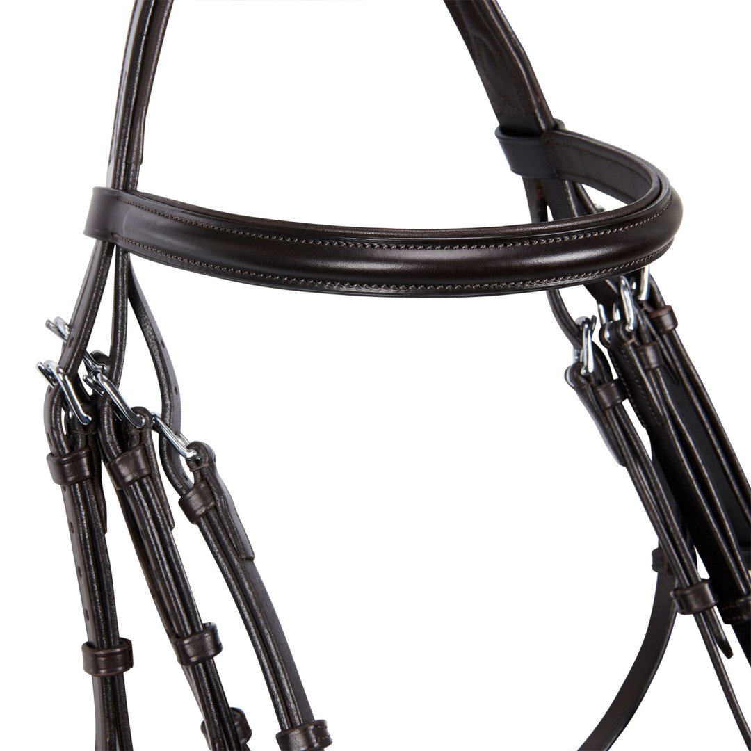 Dressage Bridle Without Double Reins Evolution Shaped