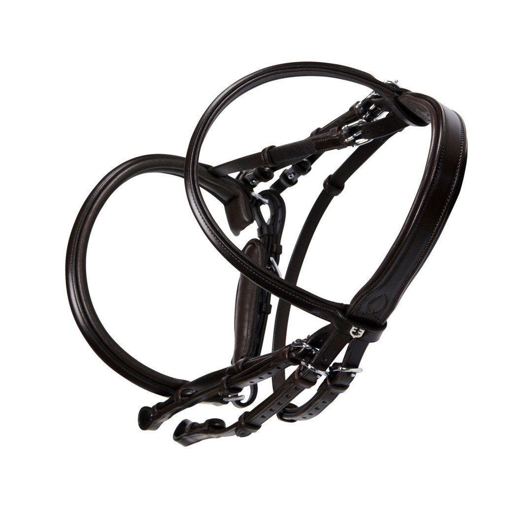 Briglia Dressage Senza Doppie Redini Evolution Sagomata