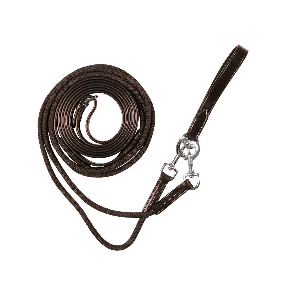 Return Reins in Leather and Tubular Rope
