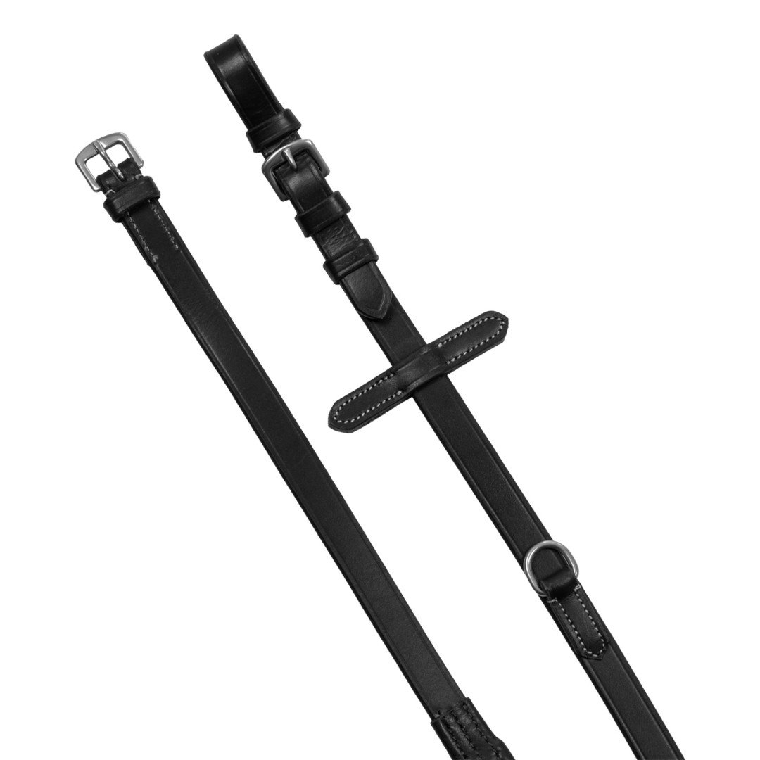 Tiedeman Leather Reins Set with Running martingale