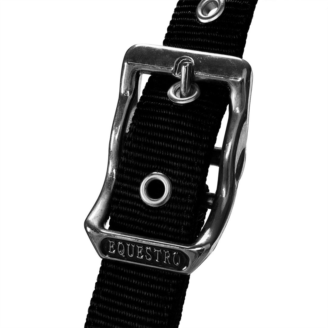 Equestro Nylon Halter C Shaped Fleece Halter