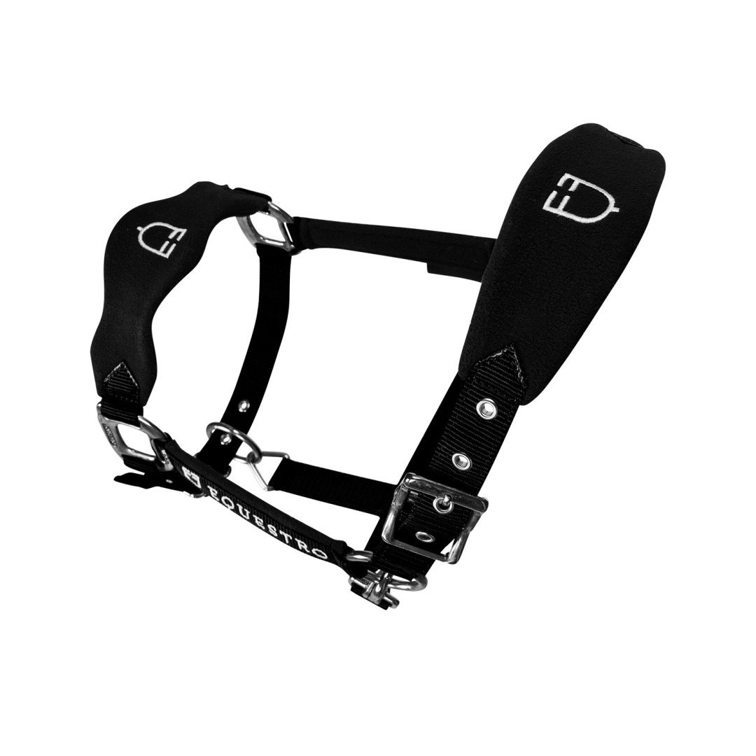 Licol en nylon Equestro en forme de C avec Licol polaire