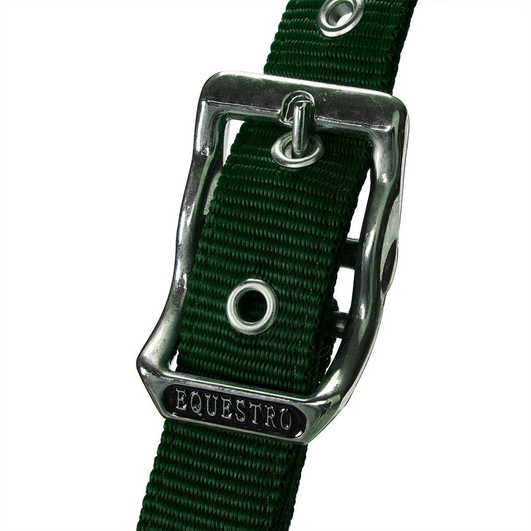 Cabezada de nailon Equestro con correa de vellón en forma de C