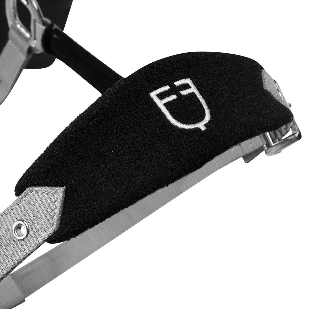 Licol en nylon Equestro en forme de C avec Licol polaire